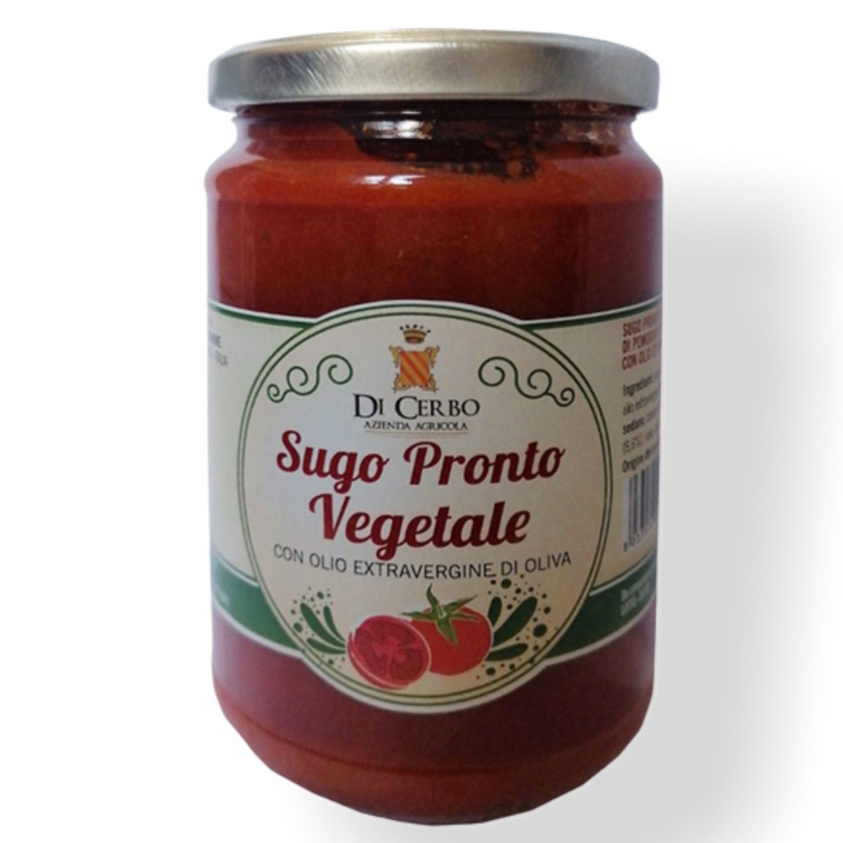 Azienda Agricola di Cerbo Sugo pronto vegetale con olio extravergine di oliva 