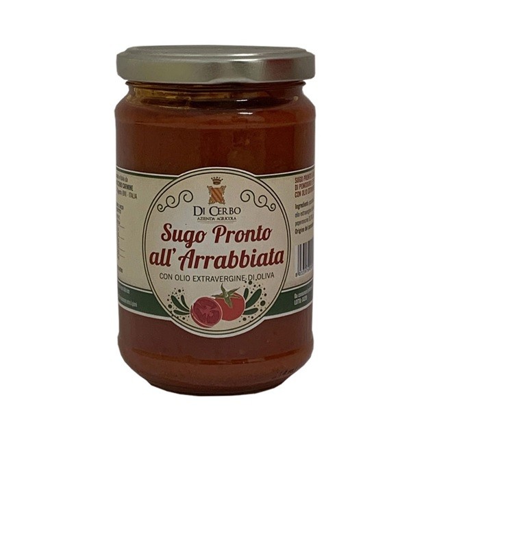 Azienda Agricola di Cerbo SUGO PRONTO ALL&#039;ARRABBIATA CON OLIO D&#039;OLIVA 