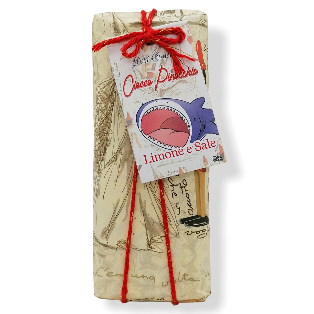 Dolci Creazioni CIOCCOLATA CIOCCOPINOCCHIO PESCECANE 