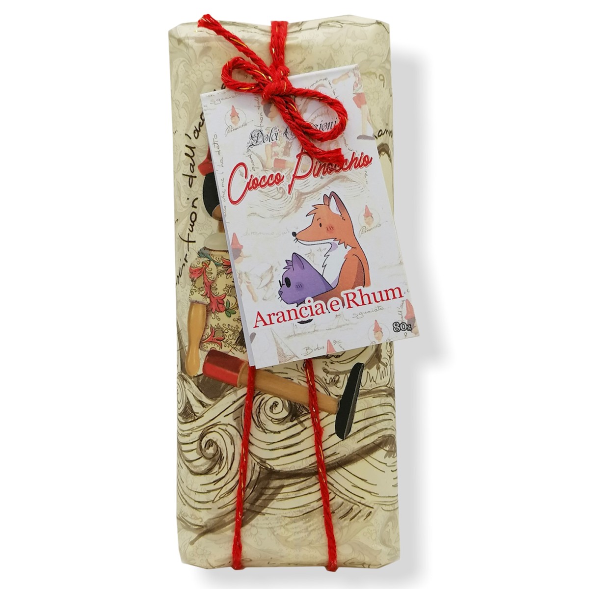 Dolci Creazioni CIOCCOLATA CIOCCOPINOCCHIO IL GATTO E LA VOLPE 